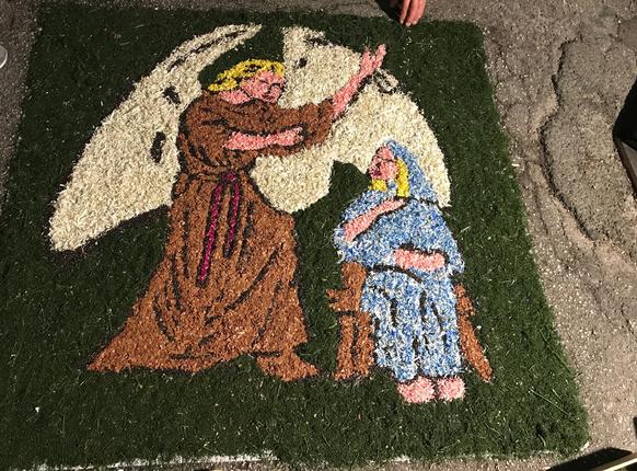 The Foundation also joins the Infiorata of Cannara 2018
