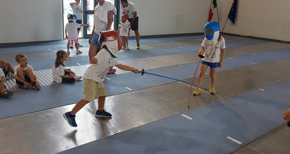 At Camp with the children of Angsa Umbria and Andrea Santarelli