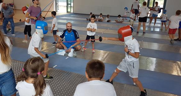 At Camp with the children of Angsa Umbria and Andrea Santarelli