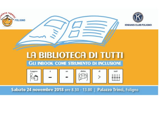 Convegno "La Biblioteca di tutti. Gli inbook come strumento di inclusione"