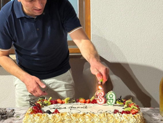 Daniele's birthday in support of the "With the families" project
