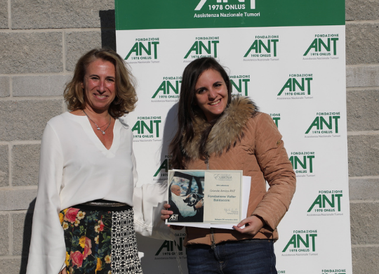 Riconoscimento "Grande amico ANT" al Premio Eubiosia 2021